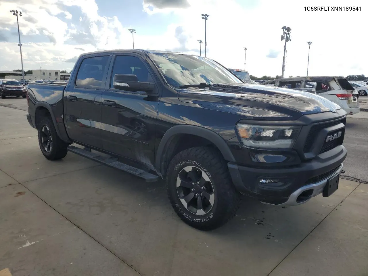 2022 Ram 1500 Rebel VIN: 1C6SRFLTXNN189541 Lot: 73876424