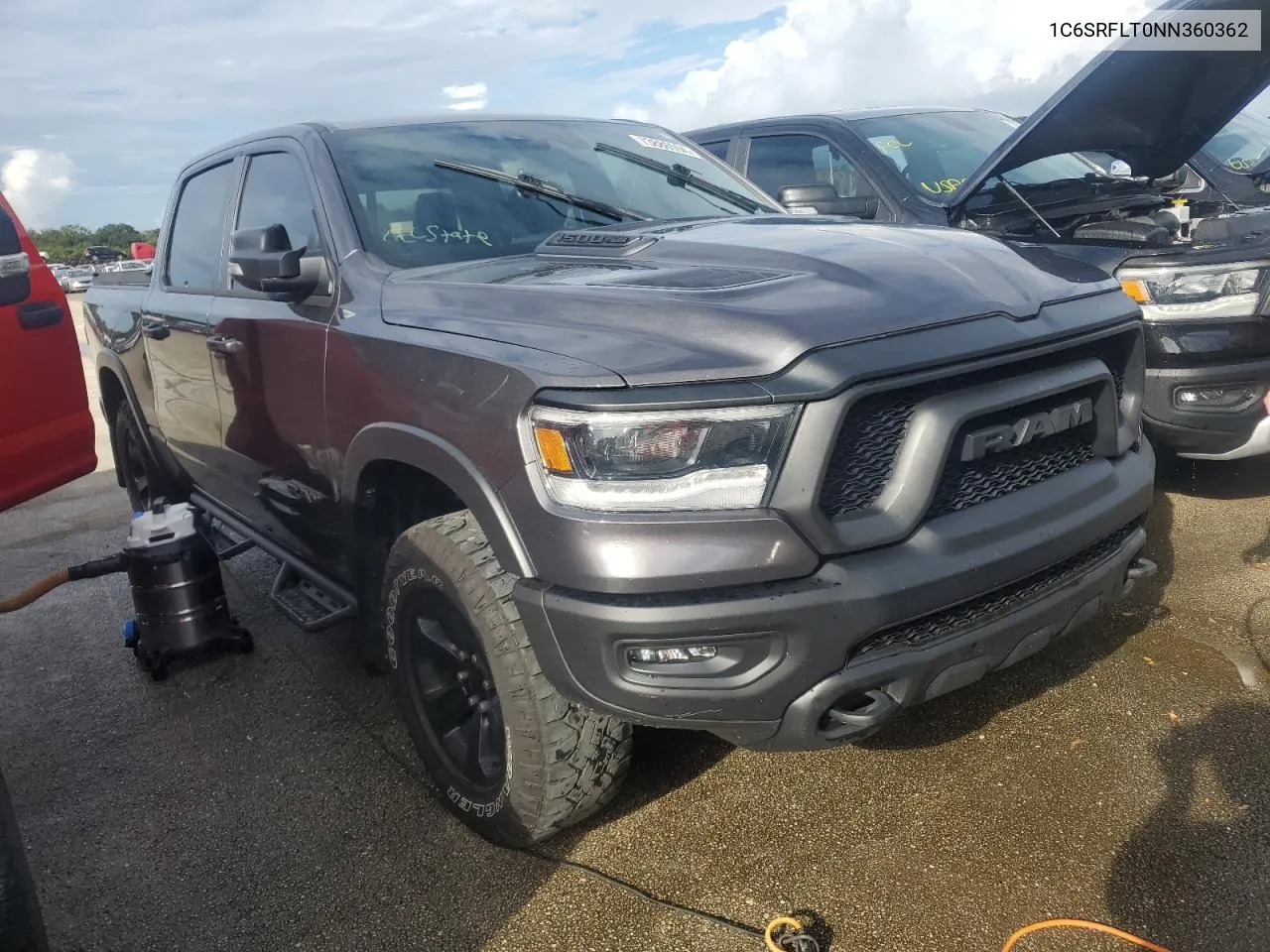 2022 Ram 1500 Rebel VIN: 1C6SRFLT0NN360362 Lot: 73886594