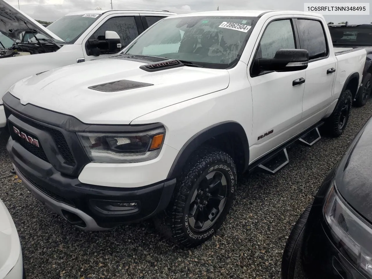 2022 Ram 1500 Rebel VIN: 1C6SRFLT3NN348495 Lot: 73962504