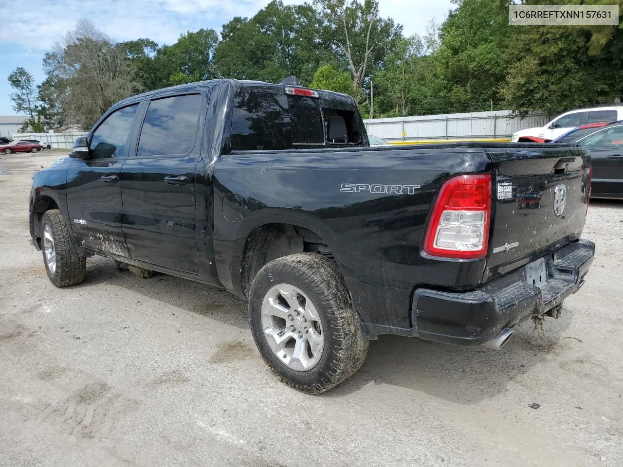 2022 Ram 1500 Big Horn/Lone Star VIN: 1C6RREFTXNN157631 Lot: 74012624