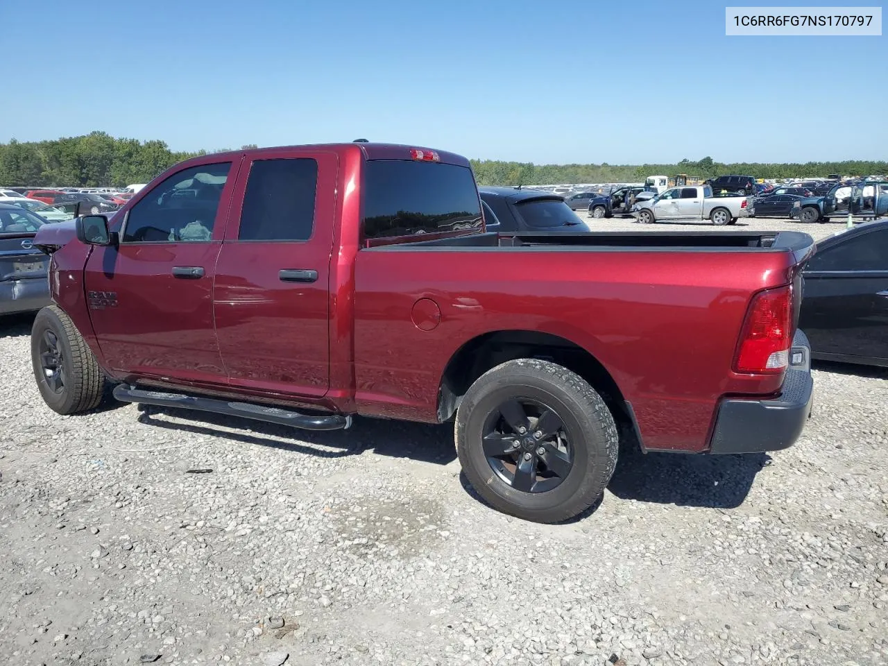 2022 Ram 1500 Classic Tradesman VIN: 1C6RR6FG7NS170797 Lot: 74035544