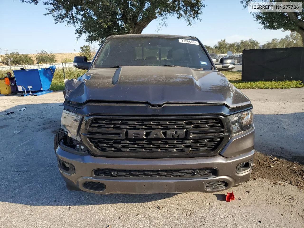 2022 Ram 1500 Big Horn/Lone Star VIN: 1C6RREFT1NN277706 Lot: 74068414