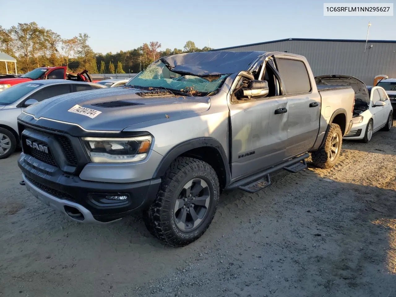 2022 Ram 1500 Rebel VIN: 1C6SRFLM1NN295627 Lot: 74204704