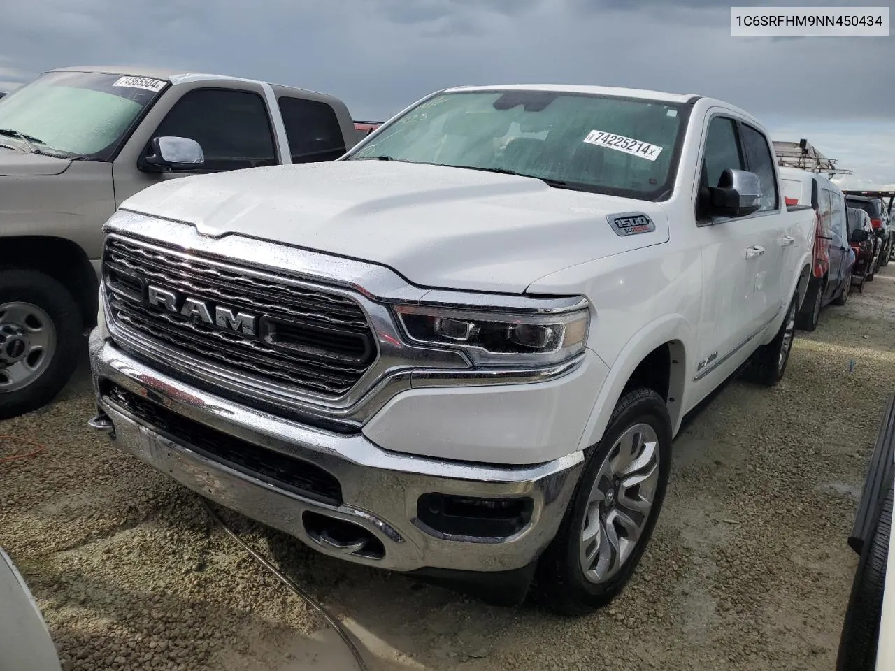 2022 Ram 1500 Limited VIN: 1C6SRFHM9NN450434 Lot: 74225214