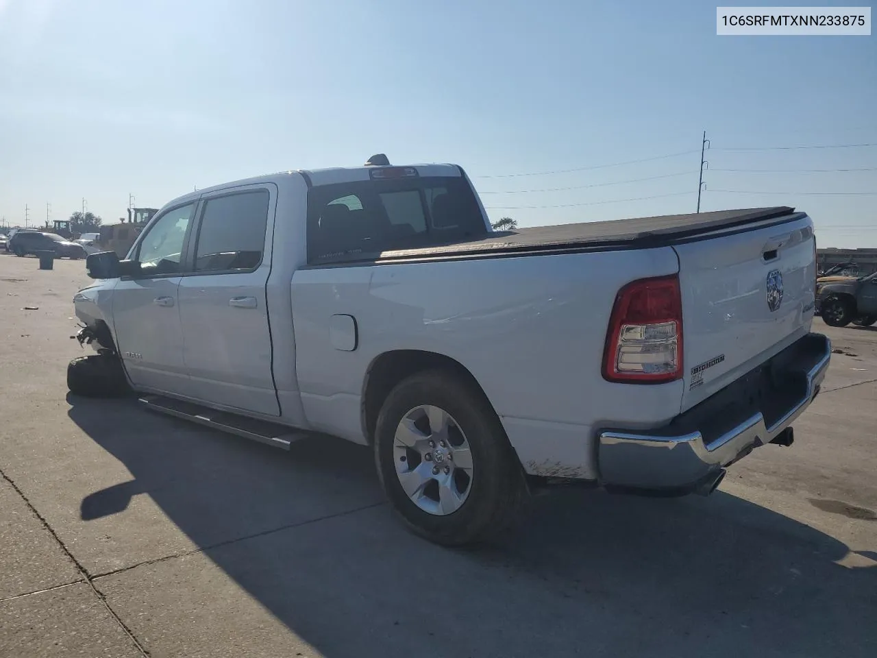 2022 Ram 1500 Big Horn/Lone Star VIN: 1C6SRFMTXNN233875 Lot: 74267494