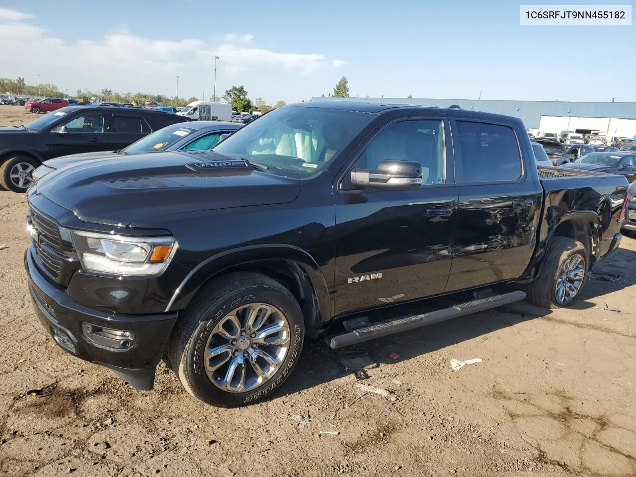 2022 Ram 1500 Laramie VIN: 1C6SRFJT9NN455182 Lot: 74462434