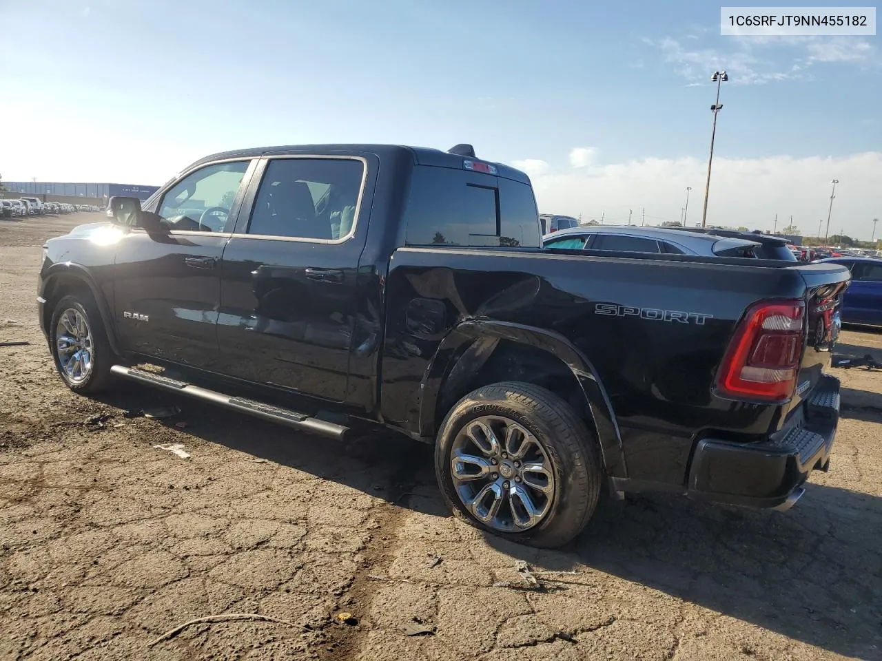 2022 Ram 1500 Laramie VIN: 1C6SRFJT9NN455182 Lot: 74462434