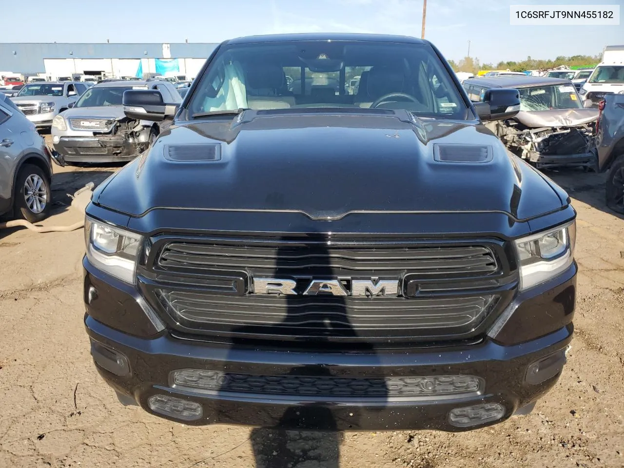 2022 Ram 1500 Laramie VIN: 1C6SRFJT9NN455182 Lot: 74462434