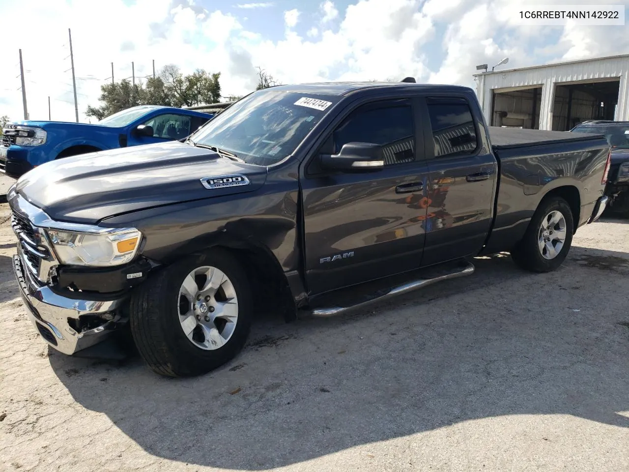 2022 Ram 1500 Big Horn/Lone Star VIN: 1C6RREBT4NN142922 Lot: 74474744