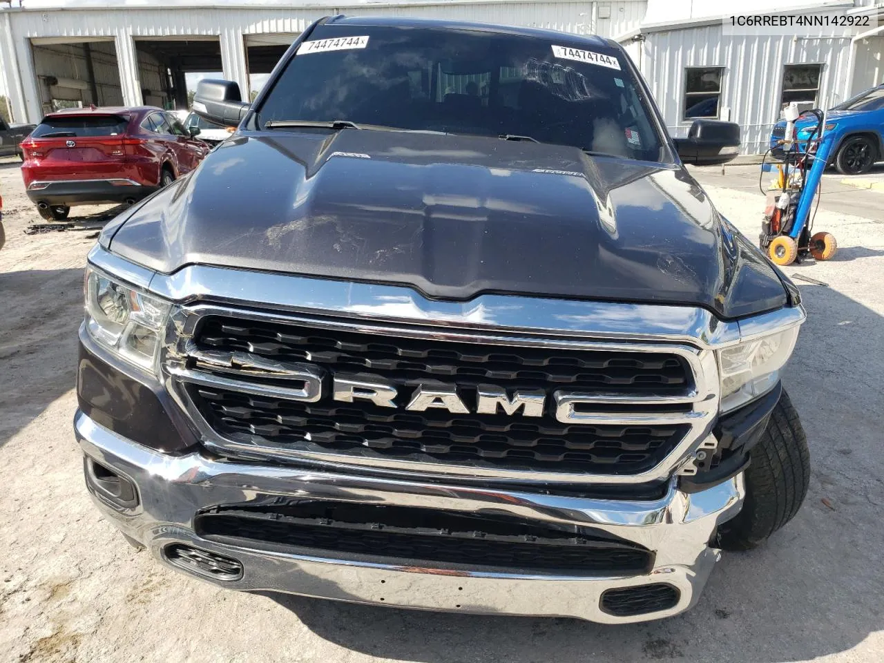 2022 Ram 1500 Big Horn/Lone Star VIN: 1C6RREBT4NN142922 Lot: 74474744