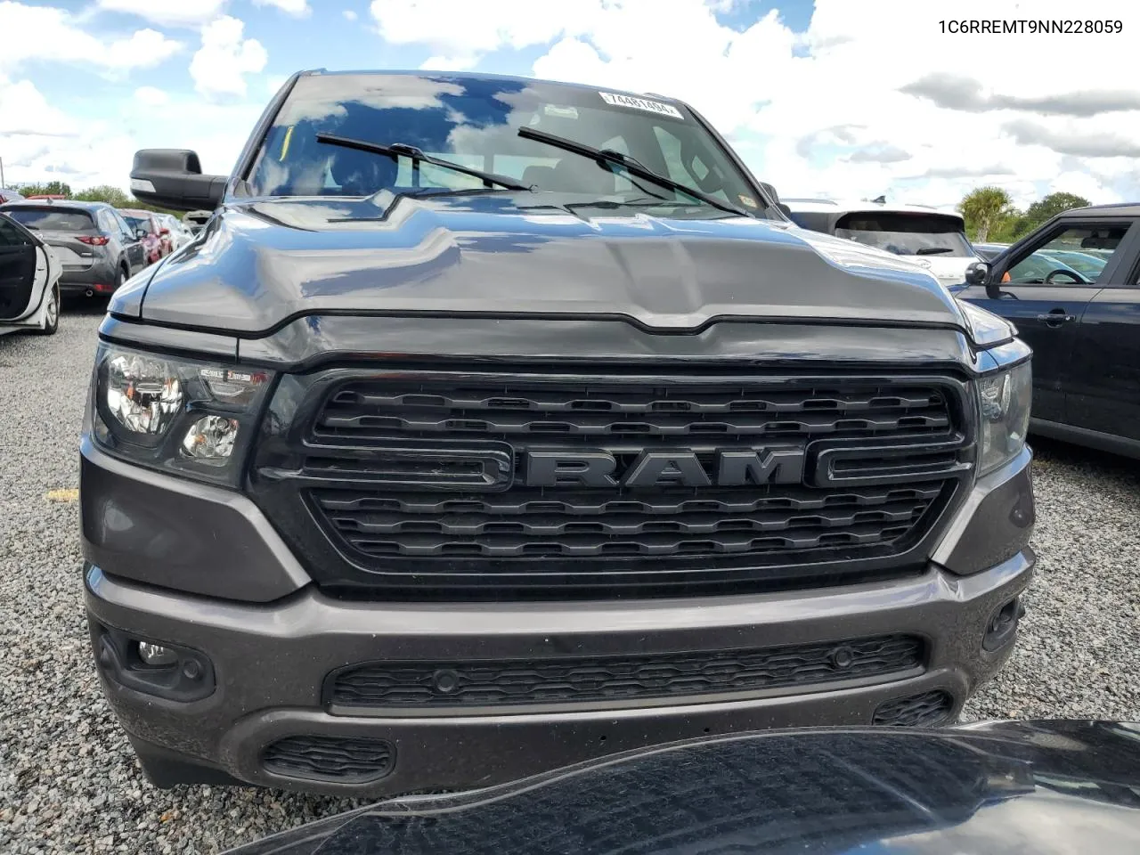 2022 Ram 1500 Big Horn/Lone Star VIN: 1C6RREMT9NN228059 Lot: 74481494