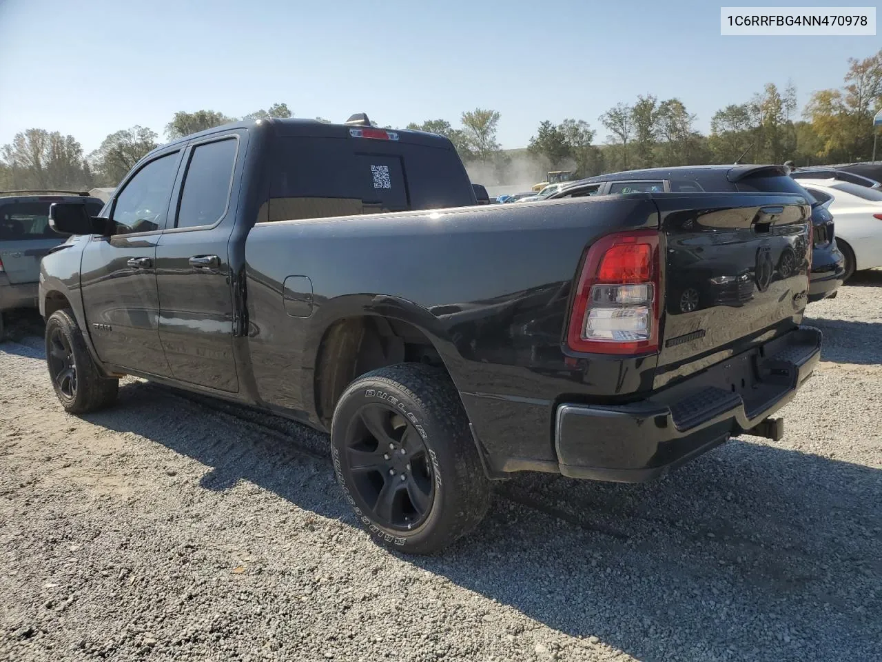 2022 Ram 1500 Big Horn/Lone Star VIN: 1C6RRFBG4NN470978 Lot: 74541604