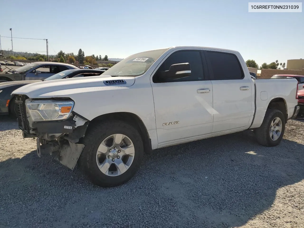 2022 Ram 1500 Big Horn/Lone Star VIN: 1C6RREFT0NN231039 Lot: 74587994