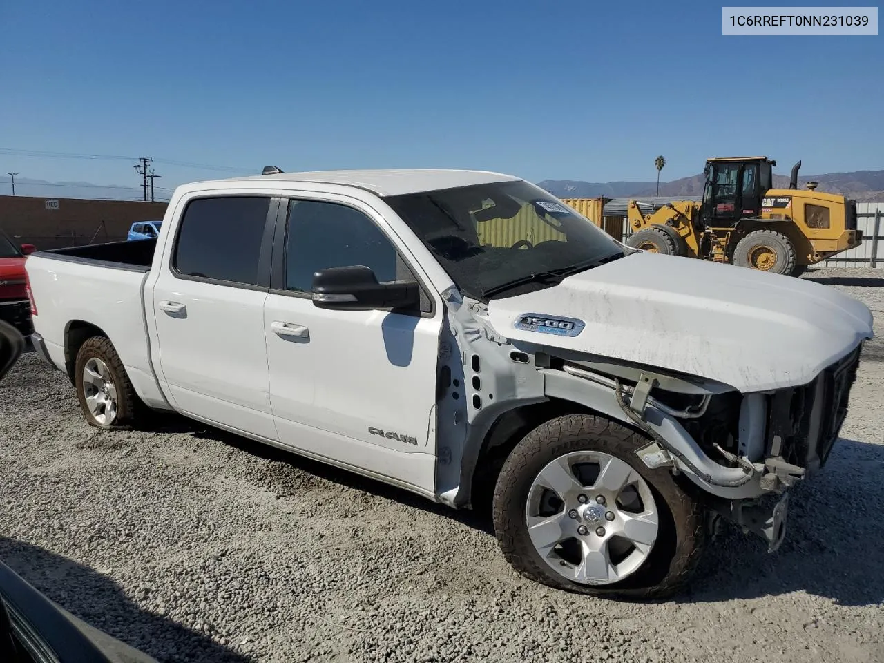 2022 Ram 1500 Big Horn/Lone Star VIN: 1C6RREFT0NN231039 Lot: 74587994