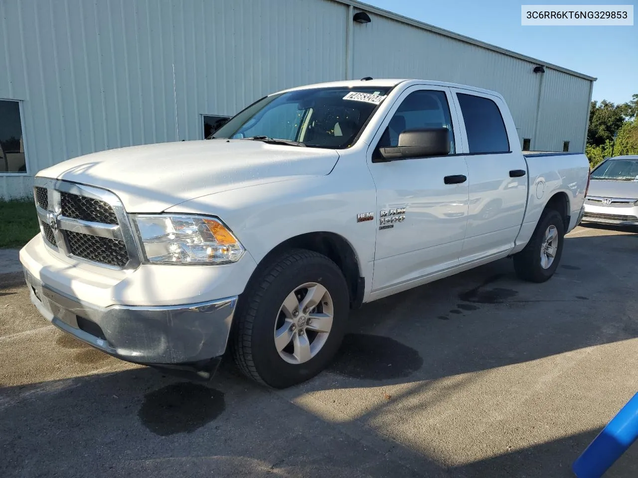 2022 Ram 1500 Classic Tradesman VIN: 3C6RR6KT6NG329853 Lot: 74663204