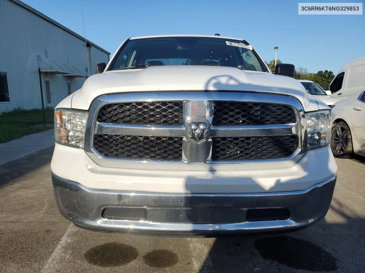 2022 Ram 1500 Classic Tradesman VIN: 3C6RR6KT6NG329853 Lot: 74663204