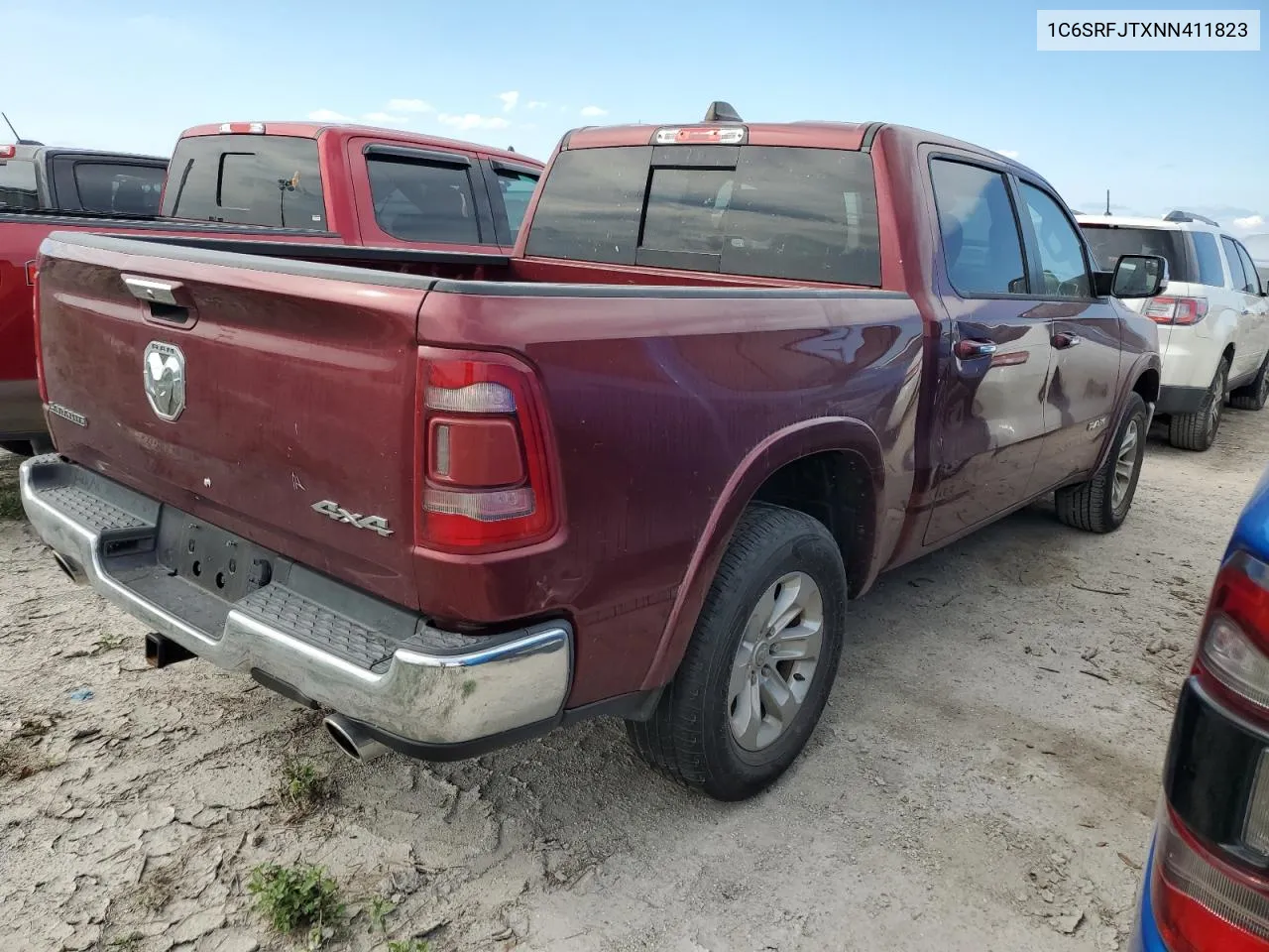 2022 Ram 1500 Laramie VIN: 1C6SRFJTXNN411823 Lot: 74674444