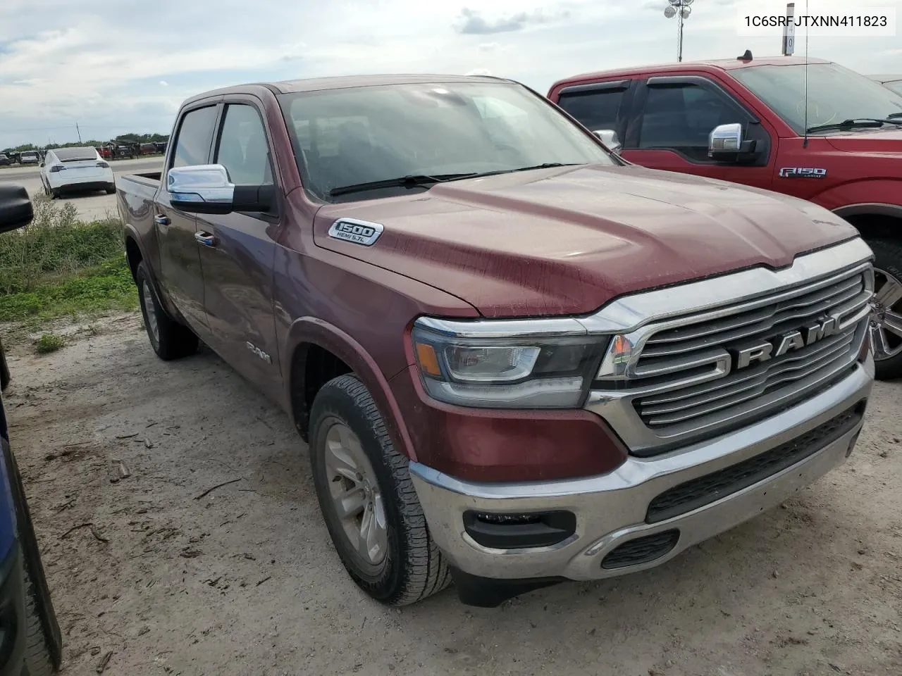 2022 Ram 1500 Laramie VIN: 1C6SRFJTXNN411823 Lot: 74674444