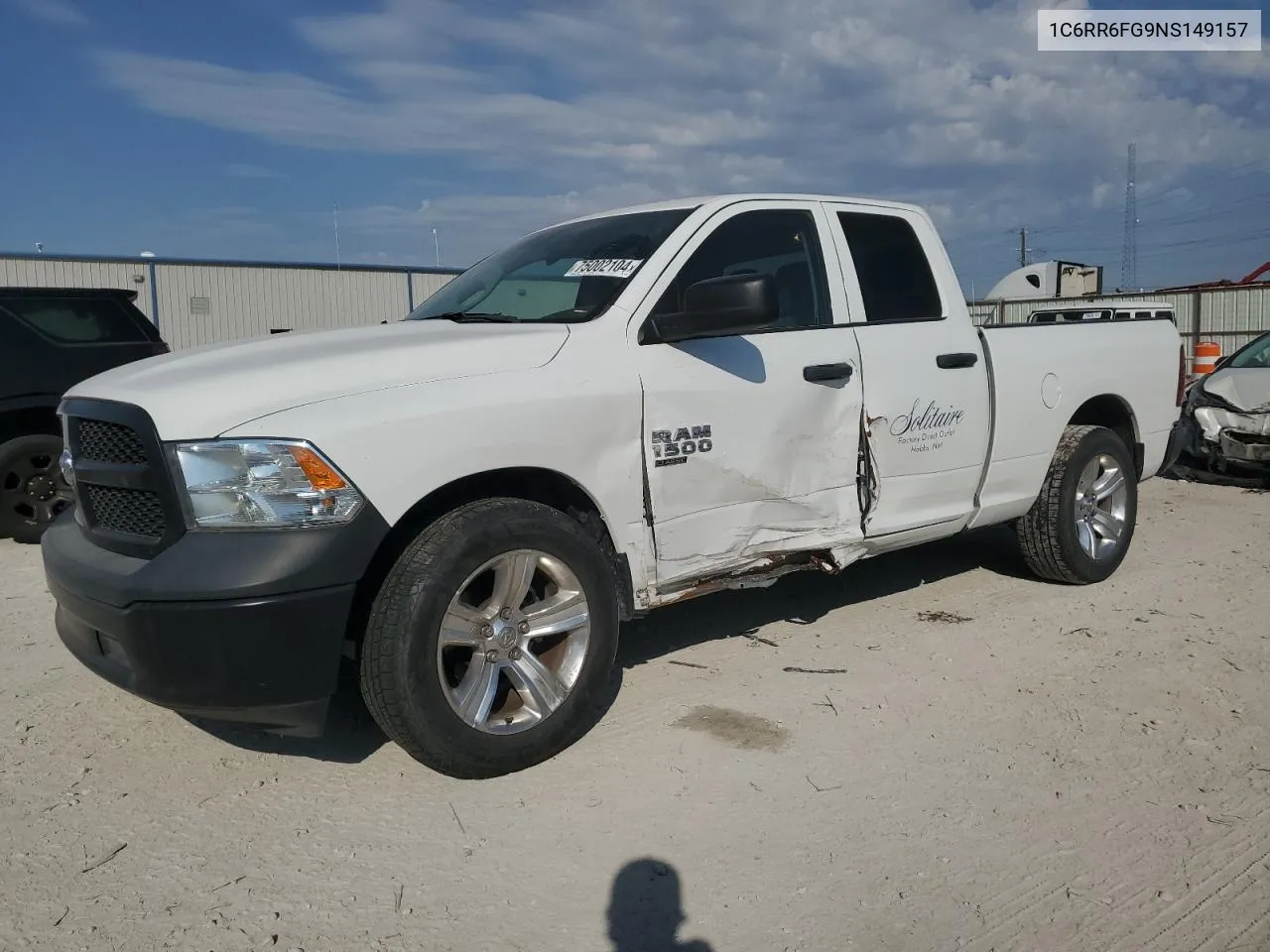 2022 Ram 1500 Classic Tradesman VIN: 1C6RR6FG9NS149157 Lot: 75002104