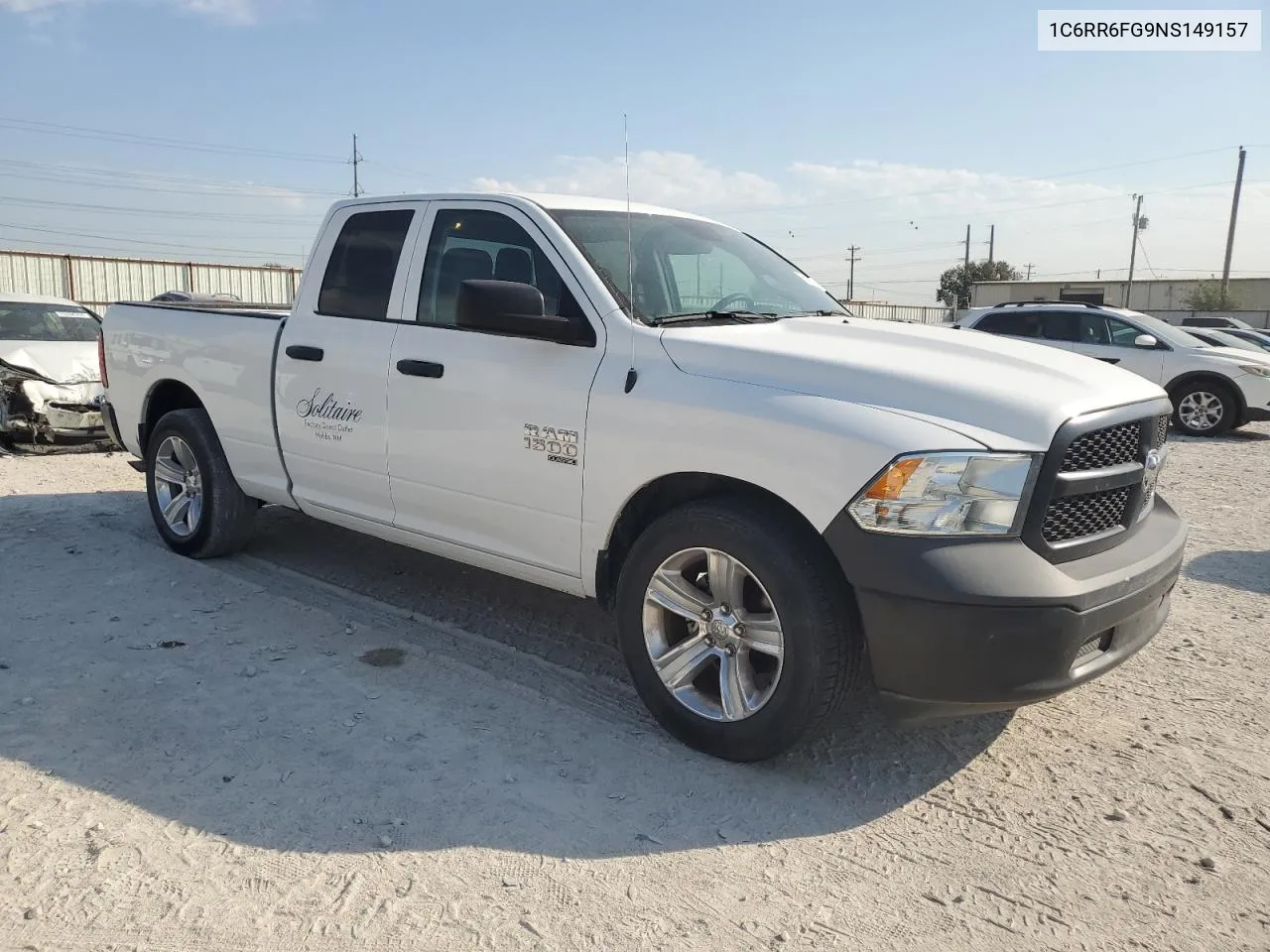 2022 Ram 1500 Classic Tradesman VIN: 1C6RR6FG9NS149157 Lot: 75002104