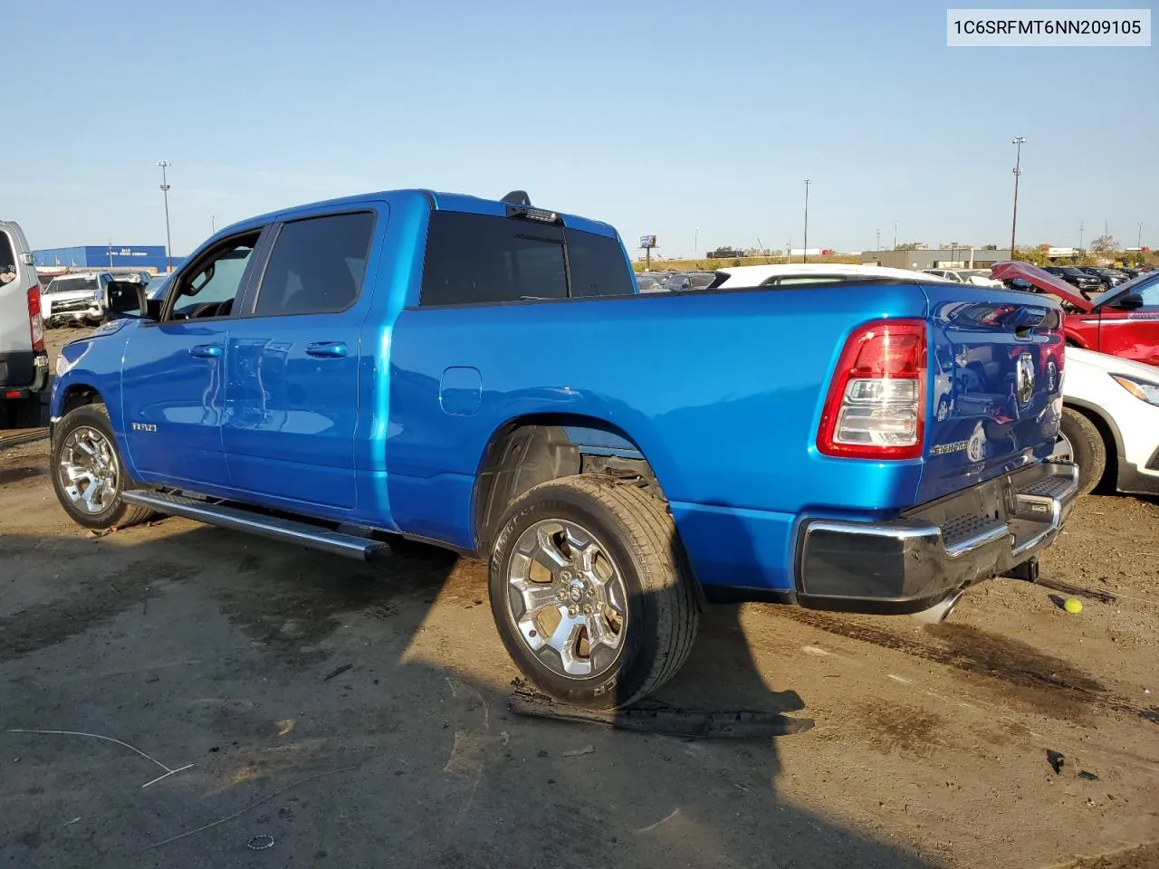 2022 Ram 1500 Big Horn/Lone Star VIN: 1C6SRFMT6NN209105 Lot: 75023544