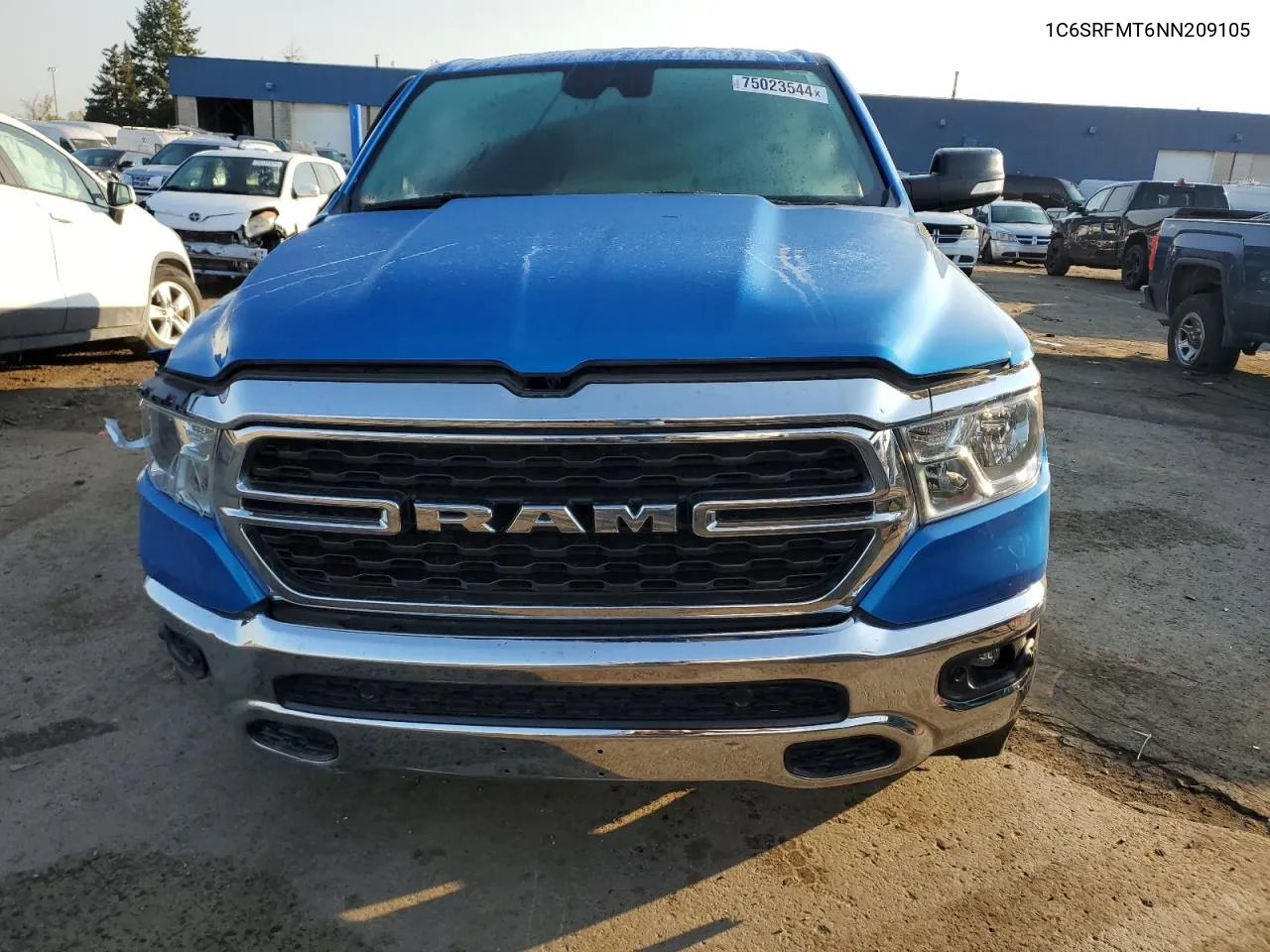 2022 Ram 1500 Big Horn/Lone Star VIN: 1C6SRFMT6NN209105 Lot: 75023544