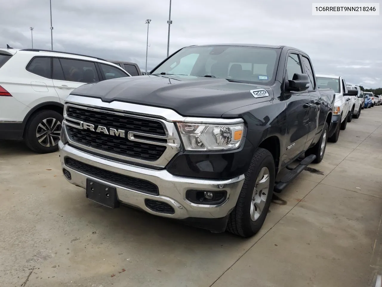 2022 Ram 1500 Big Horn/Lone Star VIN: 1C6RREBT9NN218246 Lot: 75046304