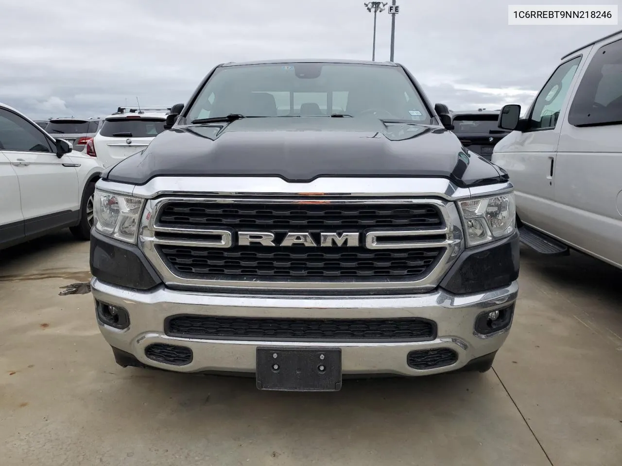 2022 Ram 1500 Big Horn/Lone Star VIN: 1C6RREBT9NN218246 Lot: 75046304