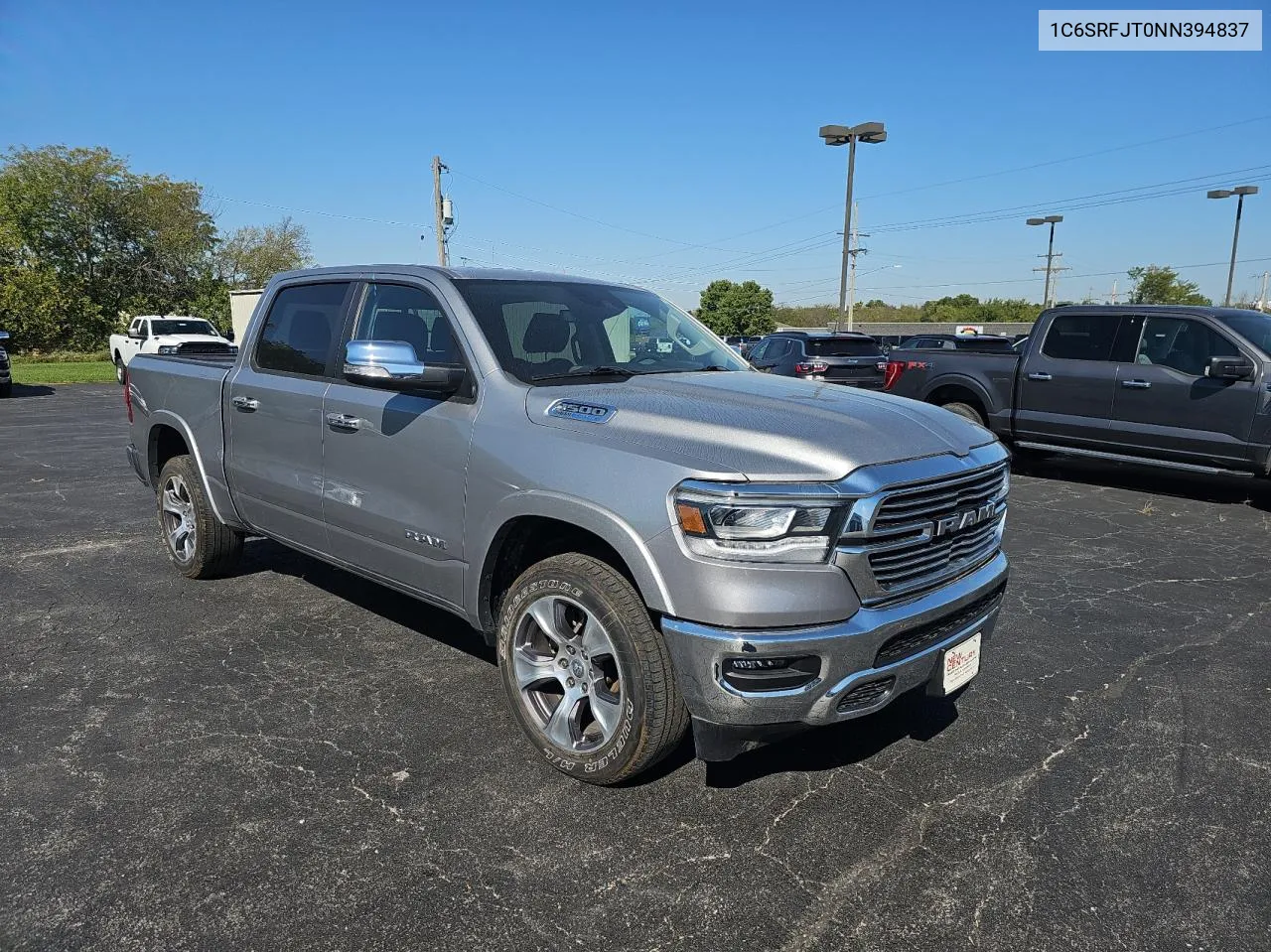 2022 Ram 1500 Laramie VIN: 1C6SRFJT0NN394837 Lot: 75089124