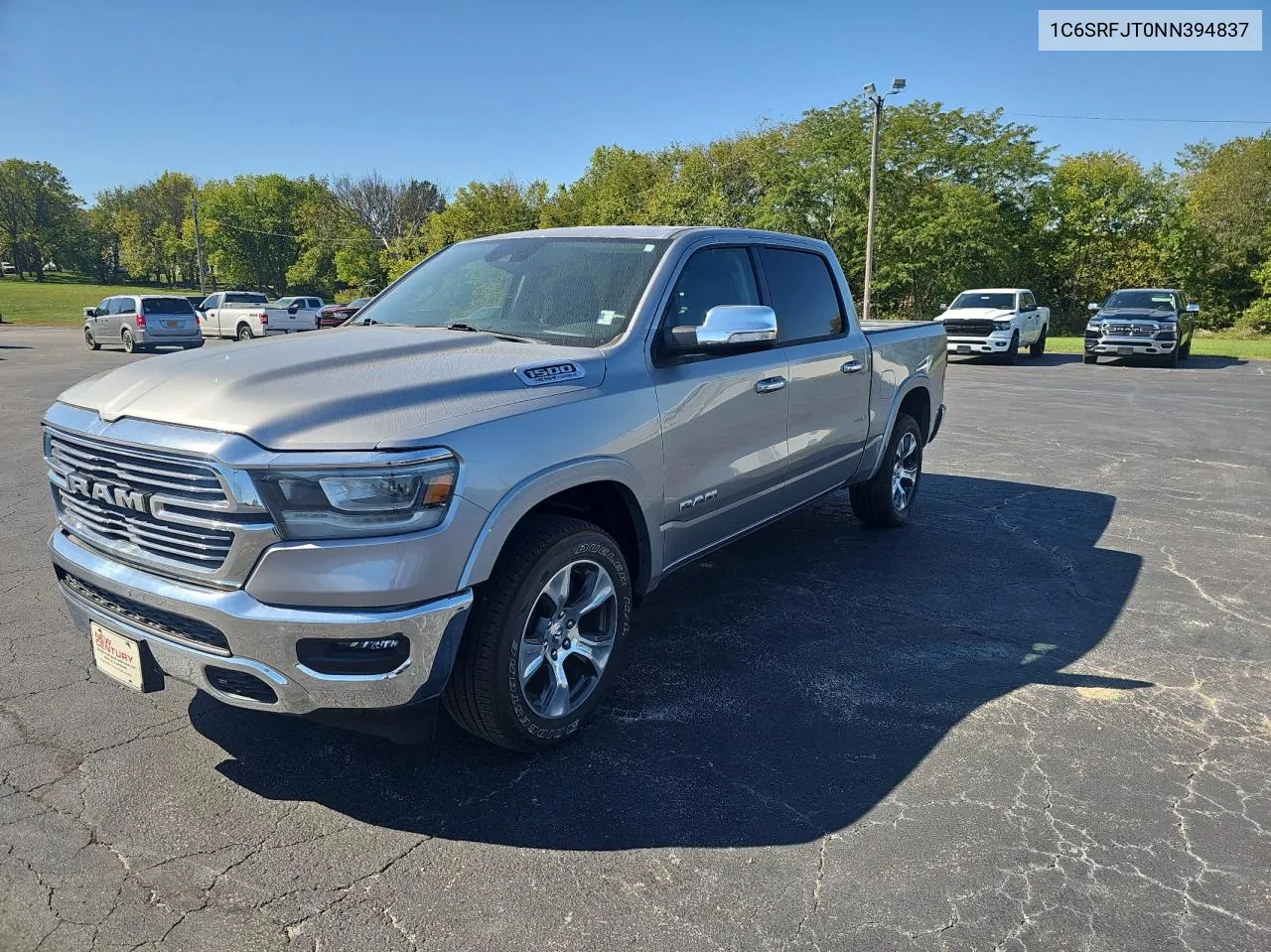 2022 Ram 1500 Laramie VIN: 1C6SRFJT0NN394837 Lot: 75089124