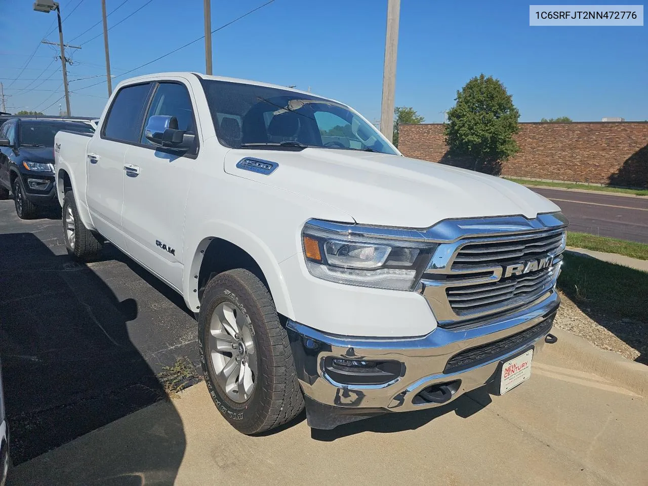 2022 Ram 1500 Laramie VIN: 1C6SRFJT2NN472776 Lot: 75089884