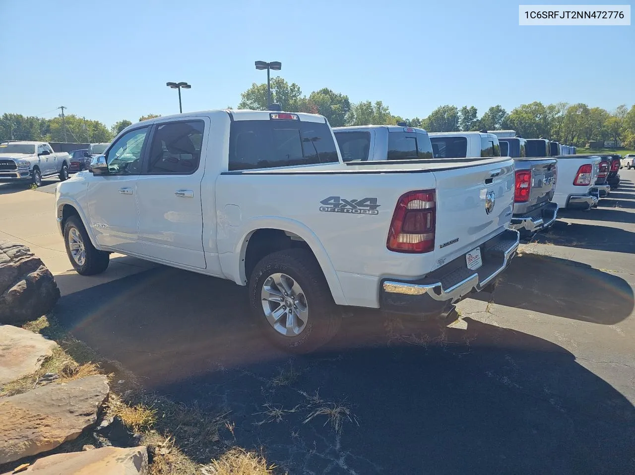 2022 Ram 1500 Laramie VIN: 1C6SRFJT2NN472776 Lot: 75089884