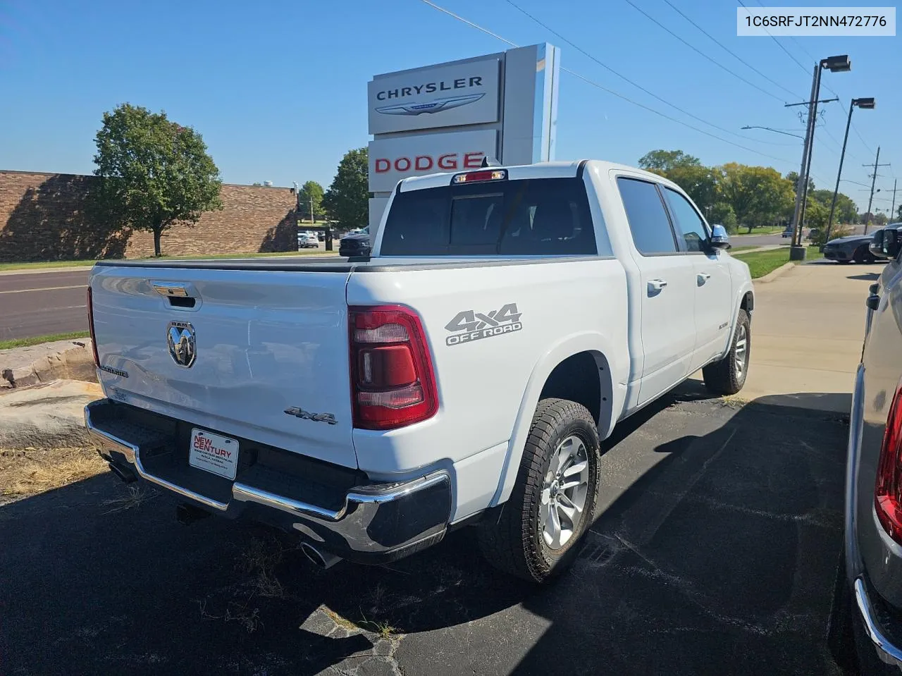 2022 Ram 1500 Laramie VIN: 1C6SRFJT2NN472776 Lot: 75089884