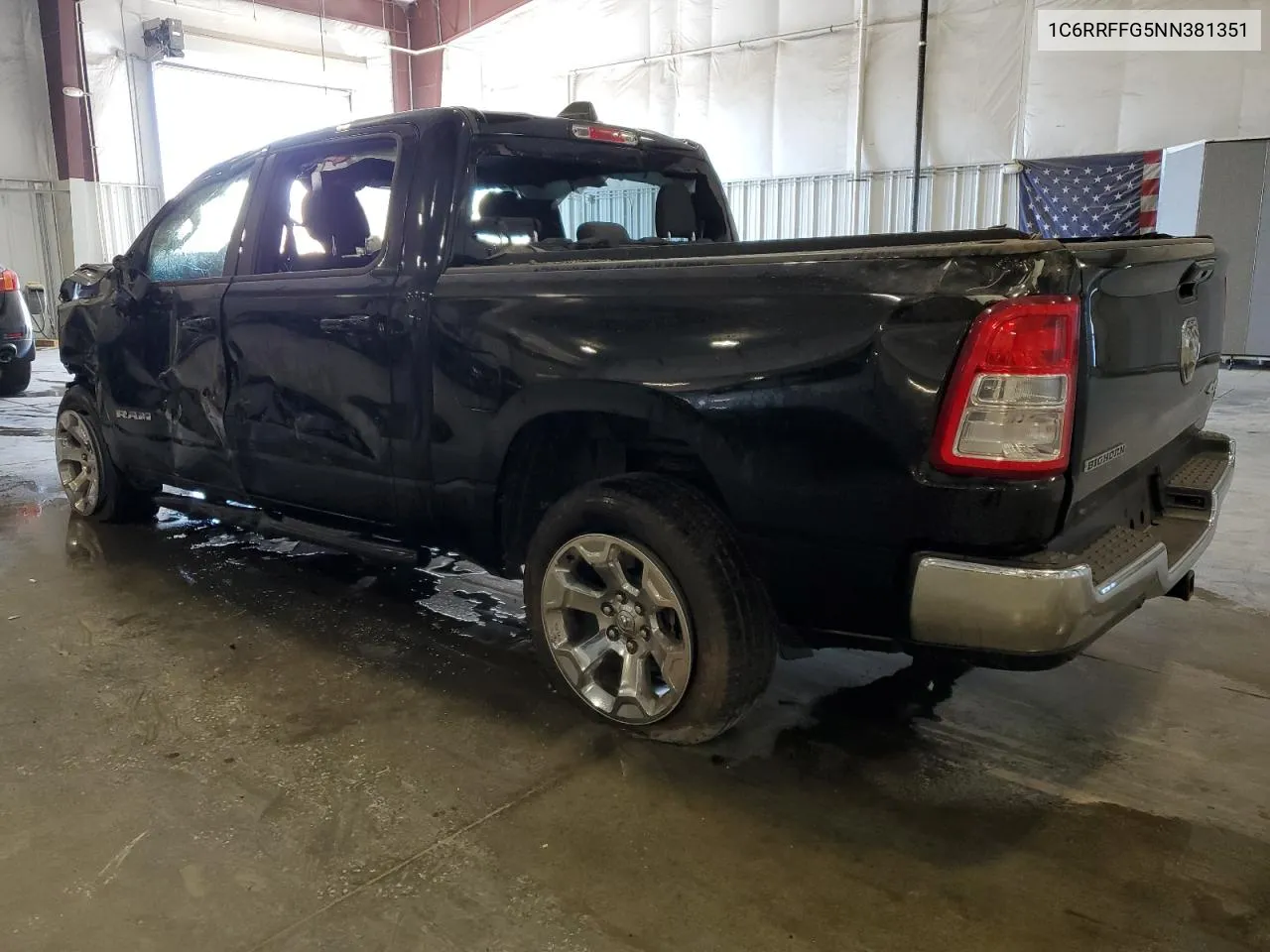 2022 Ram 1500 Big Horn/Lone Star VIN: 1C6RRFFG5NN381351 Lot: 75193054