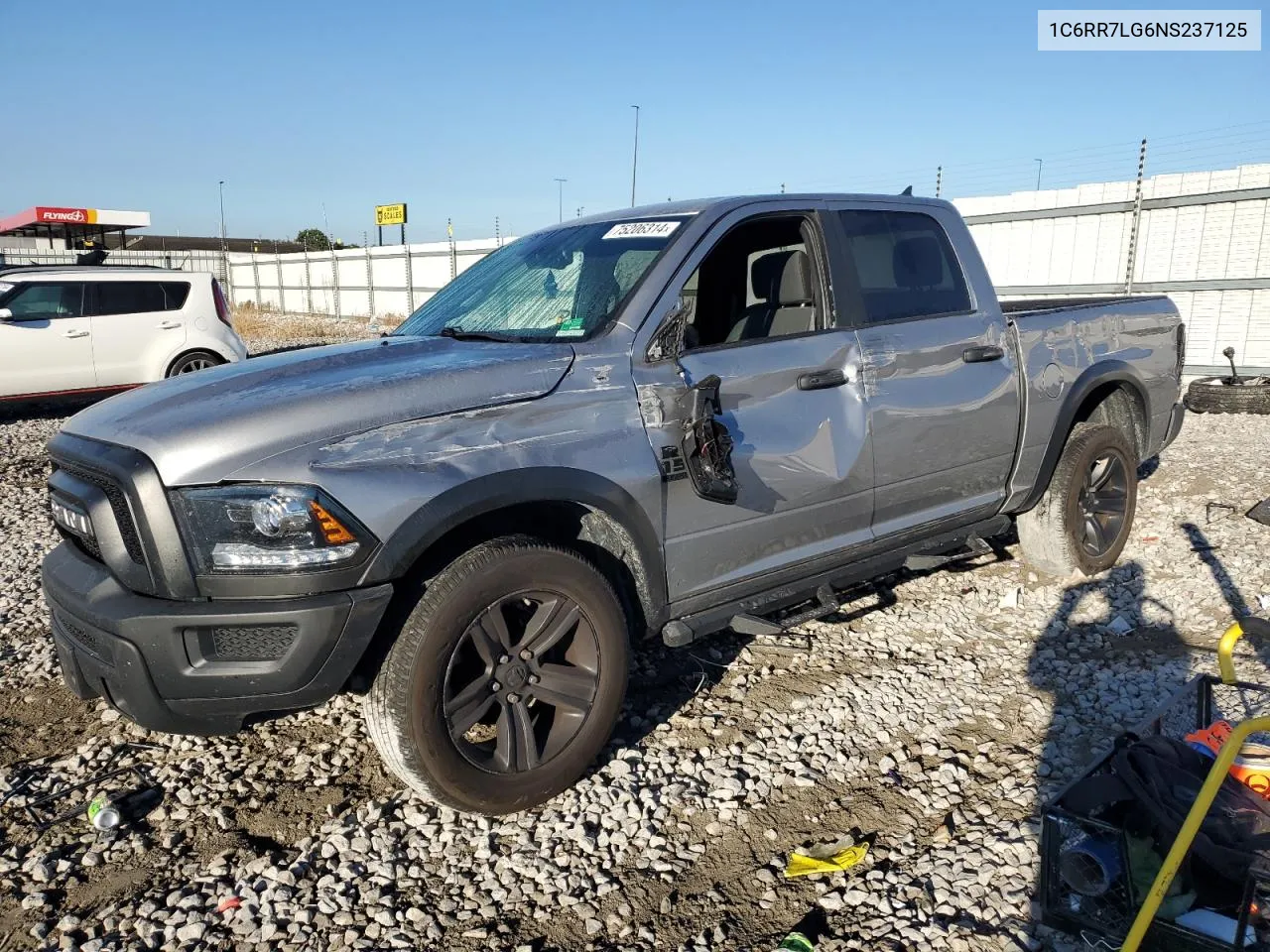 2022 Ram 1500 Classic Slt VIN: 1C6RR7LG6NS237125 Lot: 75206314