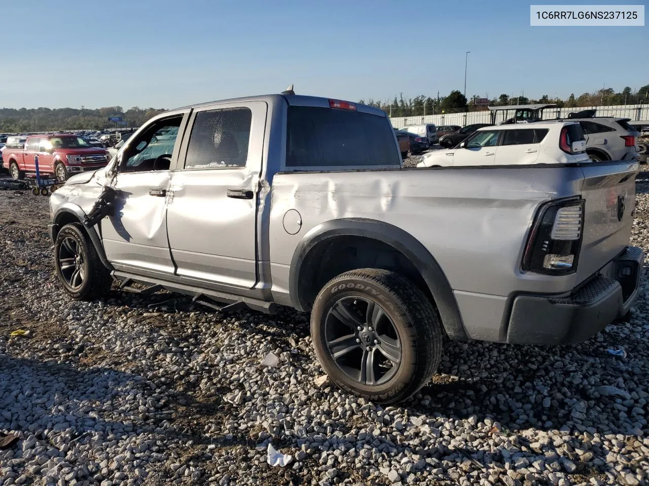 2022 Ram 1500 Classic Slt VIN: 1C6RR7LG6NS237125 Lot: 75206314