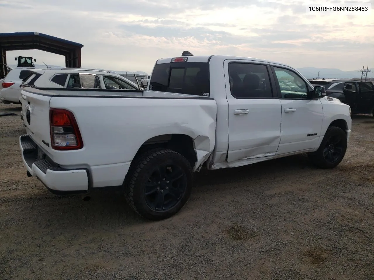 2022 Ram 1500 Big Horn/Lone Star VIN: 1C6RRFFG6NN288483 Lot: 75527554