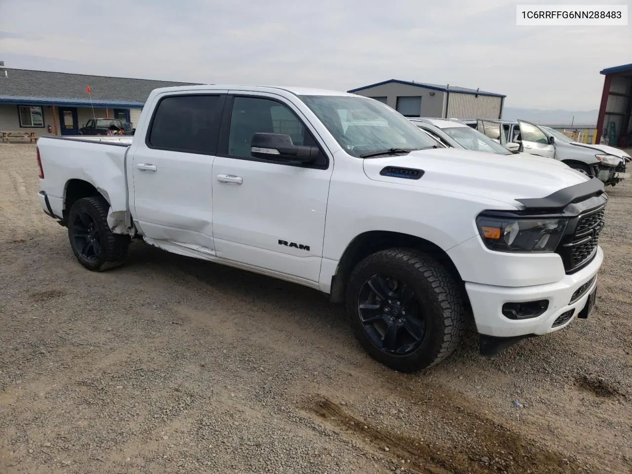 2022 Ram 1500 Big Horn/Lone Star VIN: 1C6RRFFG6NN288483 Lot: 75527554