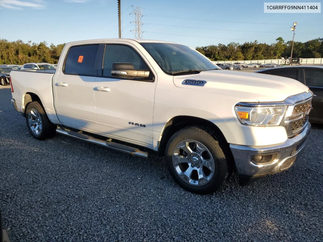 2022 Ram 1500 Big Horn/Lone Star VIN: 1C6RRFFG9NN411404 Lot: 76522064