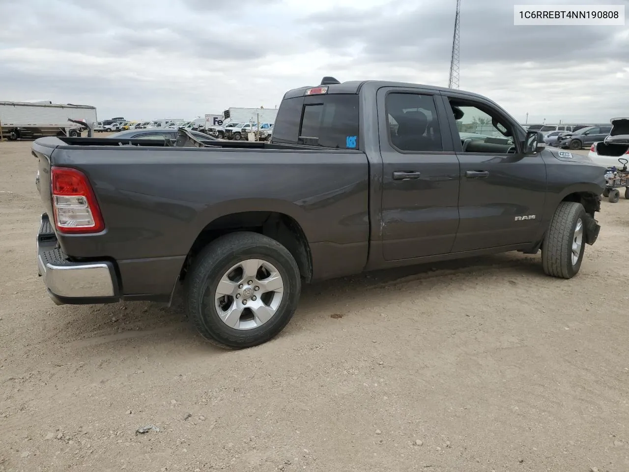 2022 Ram 1500 Big Horn/Lone Star VIN: 1C6RREBT4NN190808 Lot: 76587214