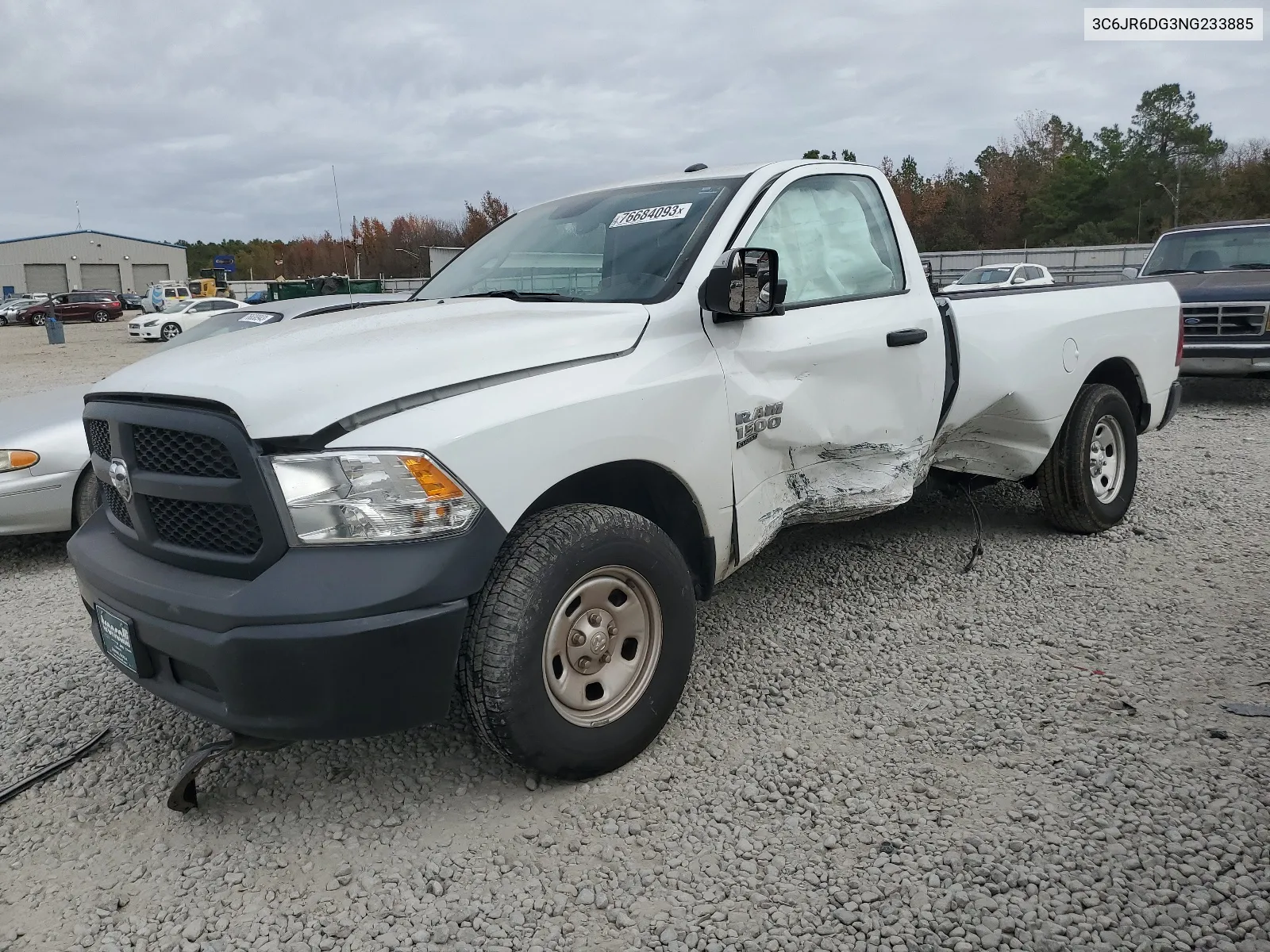 2022 Ram 1500 Classic Tradesman VIN: 3C6JR6DG3NG233885 Lot: 76684093