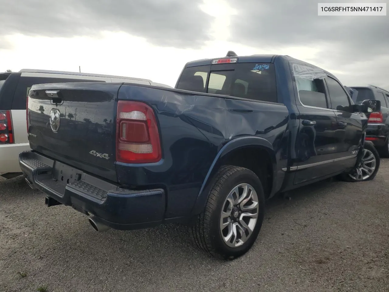 2022 Ram 1500 Limited VIN: 1C6SRFHT5NN471417 Lot: 76772474