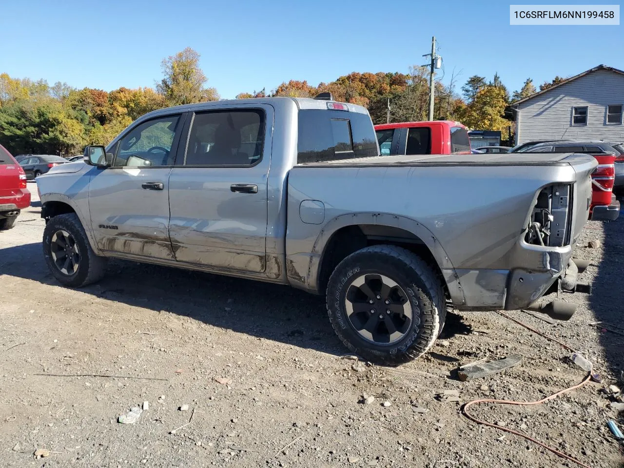 2022 Ram 1500 Rebel VIN: 1C6SRFLM6NN199458 Lot: 76949764