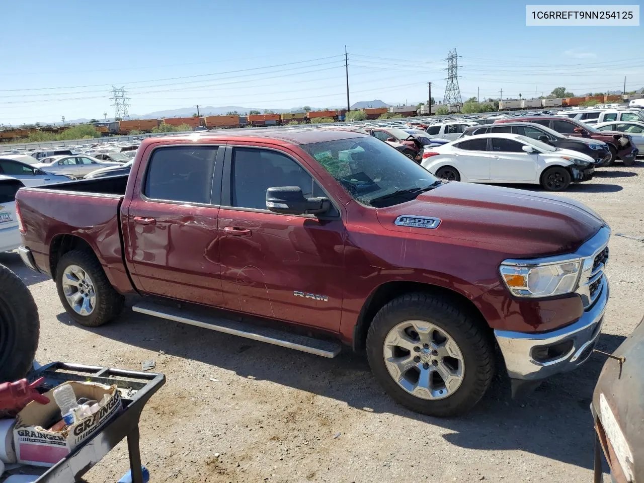 2022 Ram 1500 Big Horn/Lone Star VIN: 1C6RREFT9NN254125 Lot: 77012034