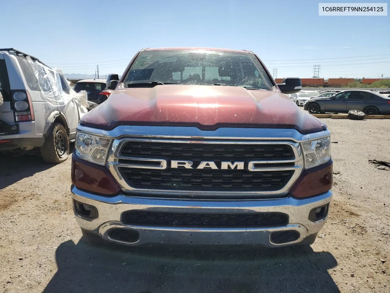 2022 Ram 1500 Big Horn/Lone Star VIN: 1C6RREFT9NN254125 Lot: 77012034