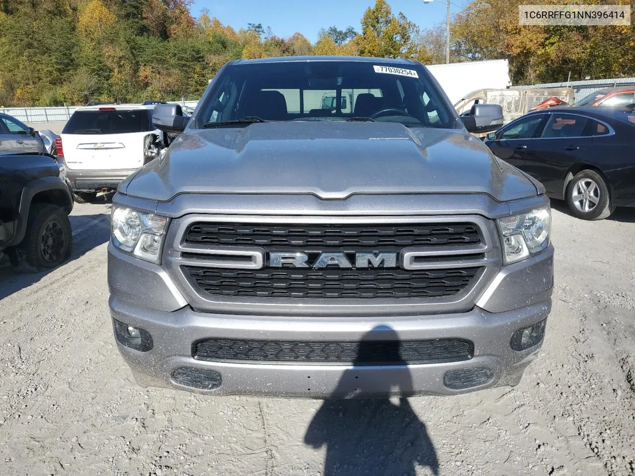 2022 Ram 1500 Big Horn/Lone Star VIN: 1C6RRFFG1NN396414 Lot: 77030254