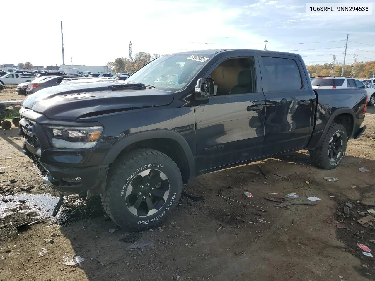 1C6SRFLT9NN294538 2022 Ram 1500 Rebel