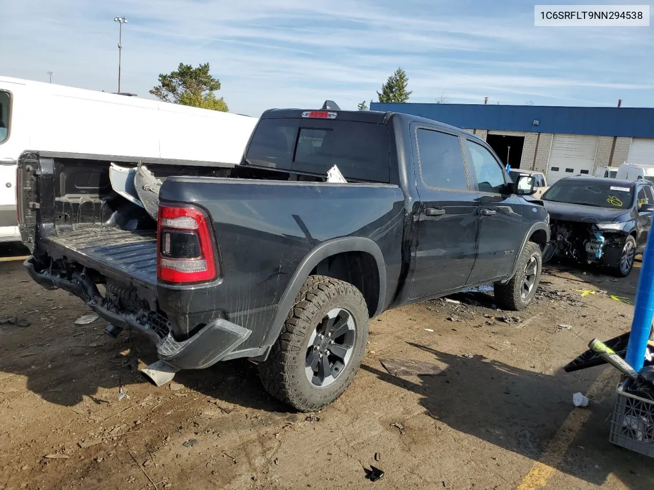 2022 Ram 1500 Rebel VIN: 1C6SRFLT9NN294538 Lot: 77043234