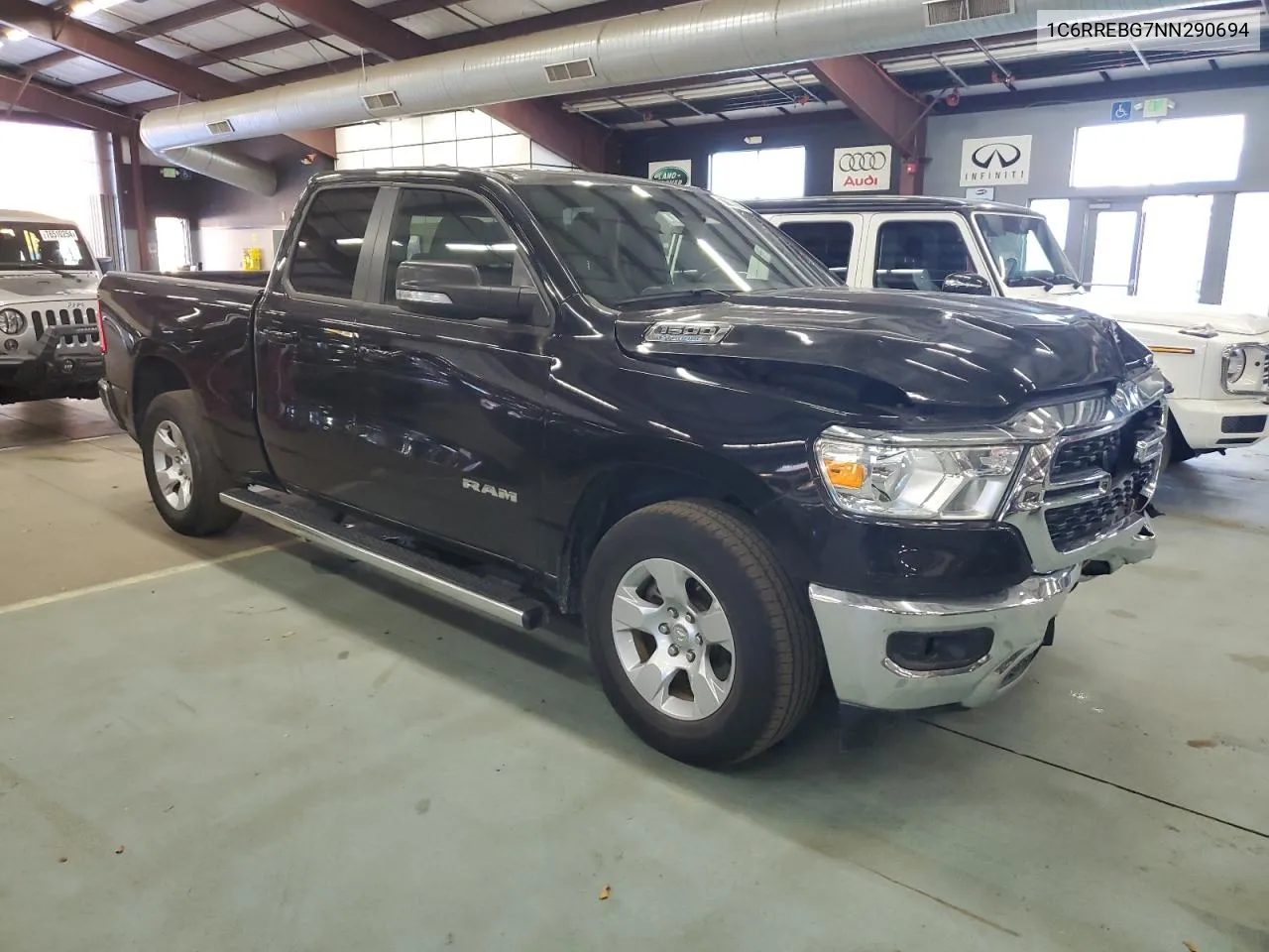 2022 Ram 1500 Big Horn/Lone Star VIN: 1C6RREBG7NN290694 Lot: 77189014