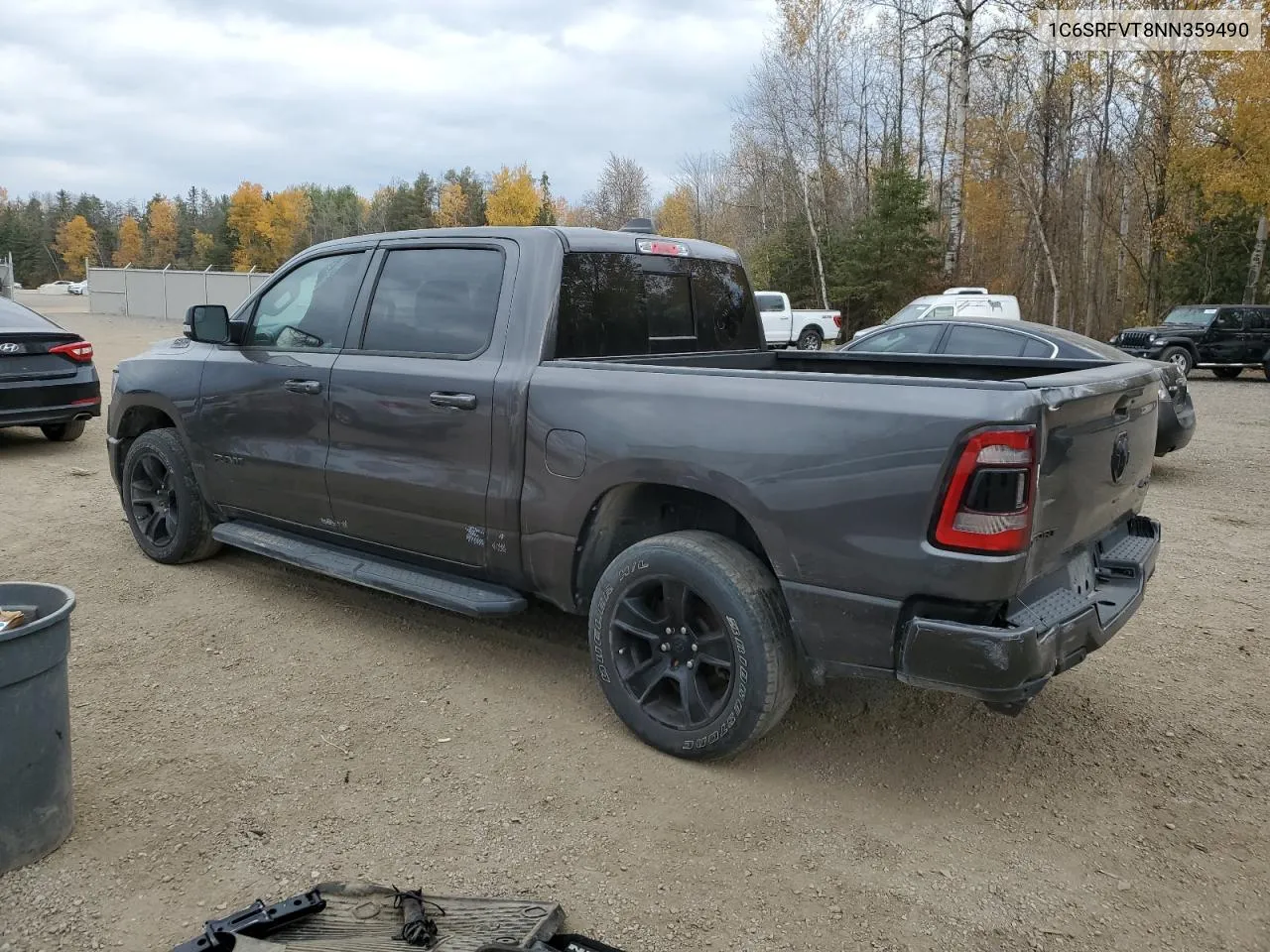 2022 Ram 1500 Sport VIN: 1C6SRFVT8NN359490 Lot: 77585664